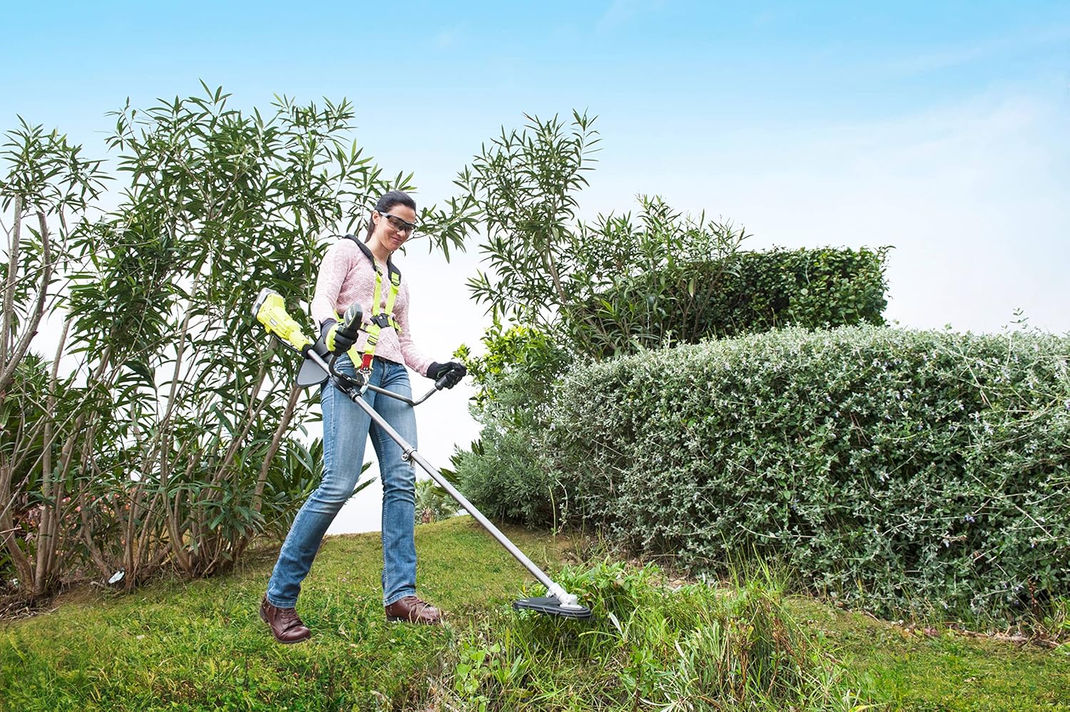 Thumbnail 3 de Ryobi OBC1820B 18V One+ Cordless Brush Cutter with Bike Handle