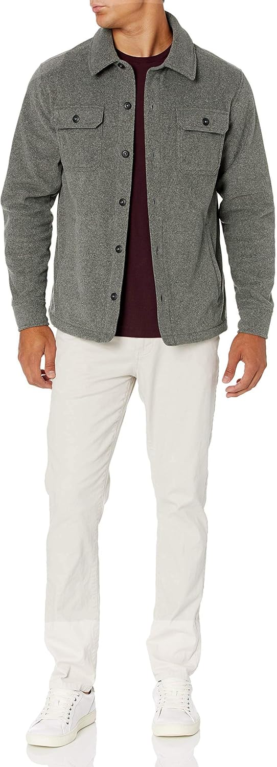 Thumbnail 3 de Amazon Essentials men’s long-sleeve polar fleece shirt jacket for winter