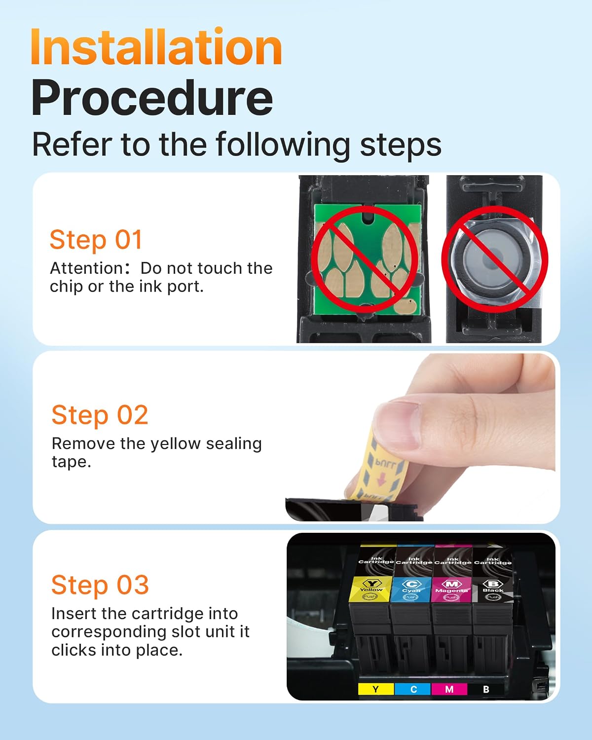 Thumbnail 6 de E-Z Ink 702XL Remanufactured Ink Cartridge 5-Pack for WF-3720/3730/3733