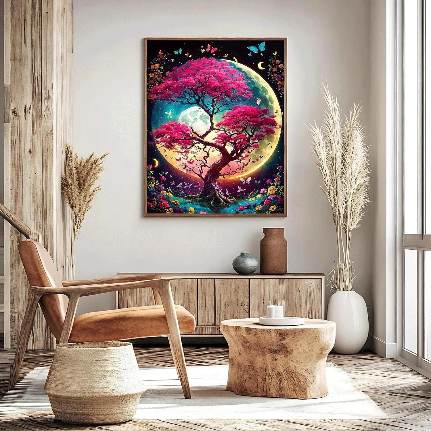 Thumbnail 5 de JATOK 3 Packs Paint by Numbers for Adults – 16x20in/40x50cm, Rolled Canvas, Landscape