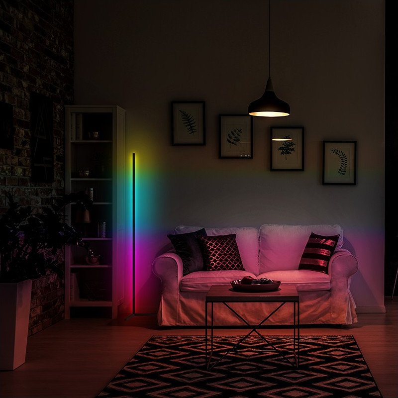 Detalle de Newskill Atmosphere: Lámpara de Pie Regulable con Luz Ambiental RGB