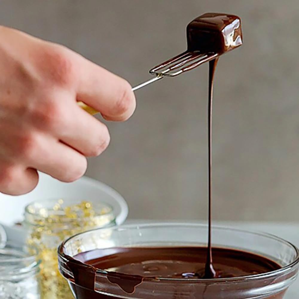 Thumbnail 1 de 3 Stück Pralinengabel-Set aus Edelstahl (Schokolade, Pralinen & Trockenwaren) – 20 cm
