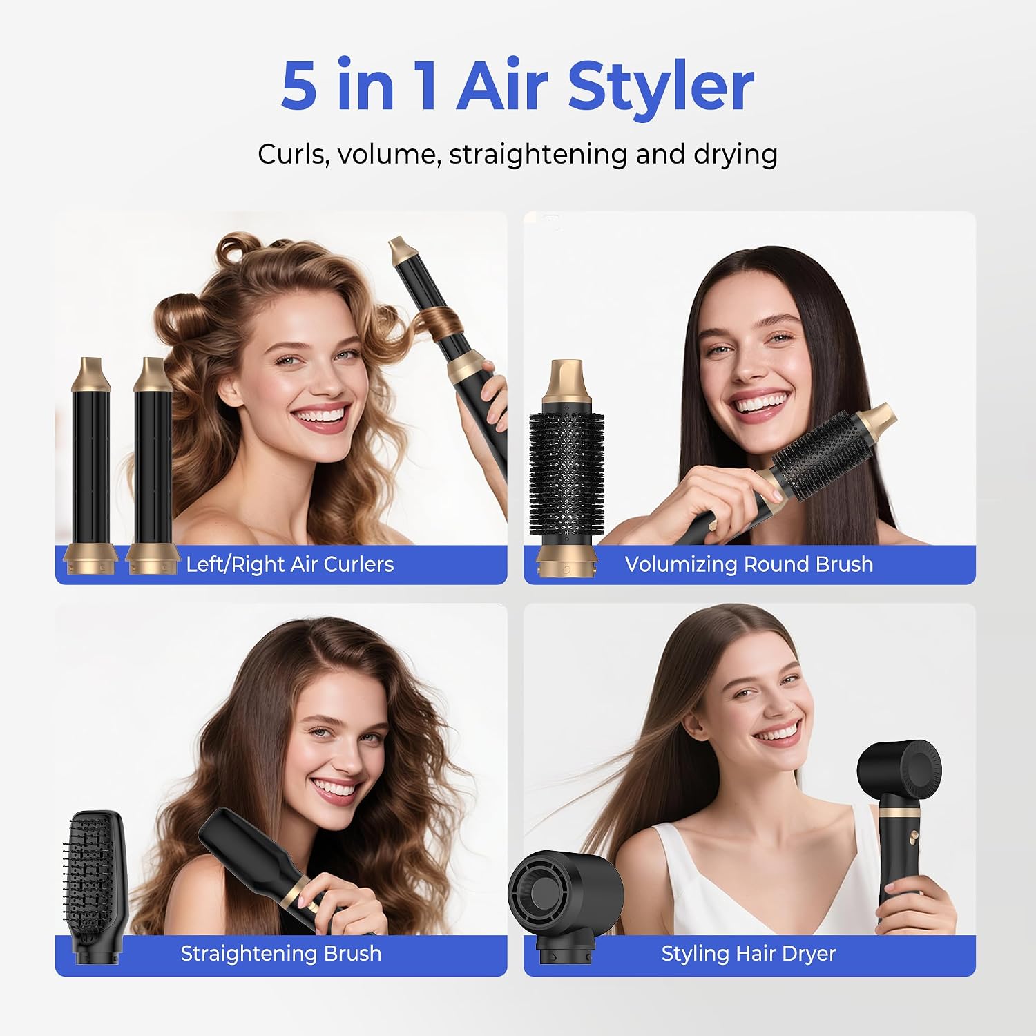 Detalle 2 de UMIGA Airstyler 5 in 1 spazzola soffiante 💇