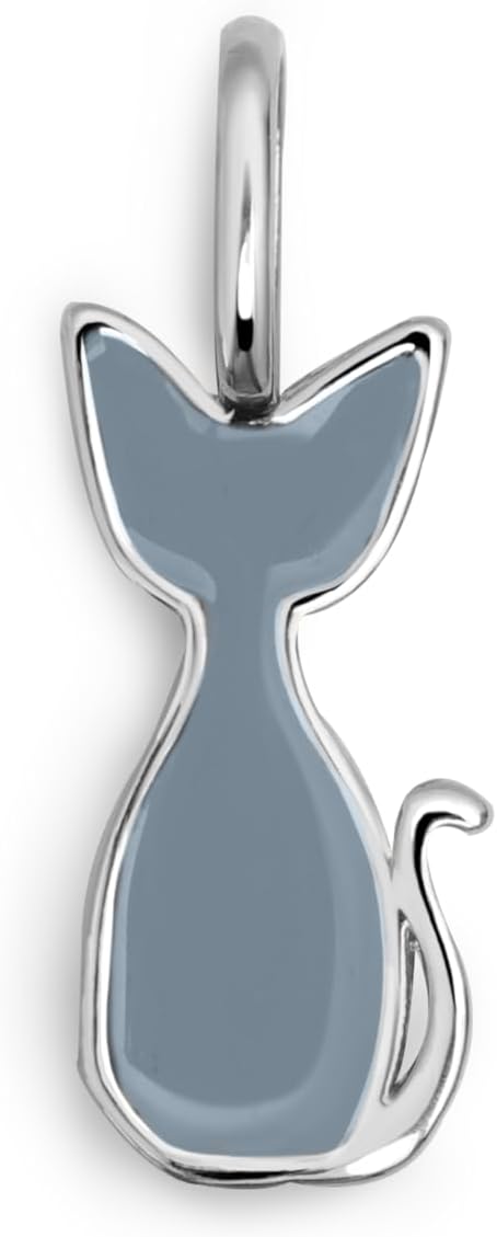 Detalle de SINGULARU Charm Salem Gato Enamel Gris