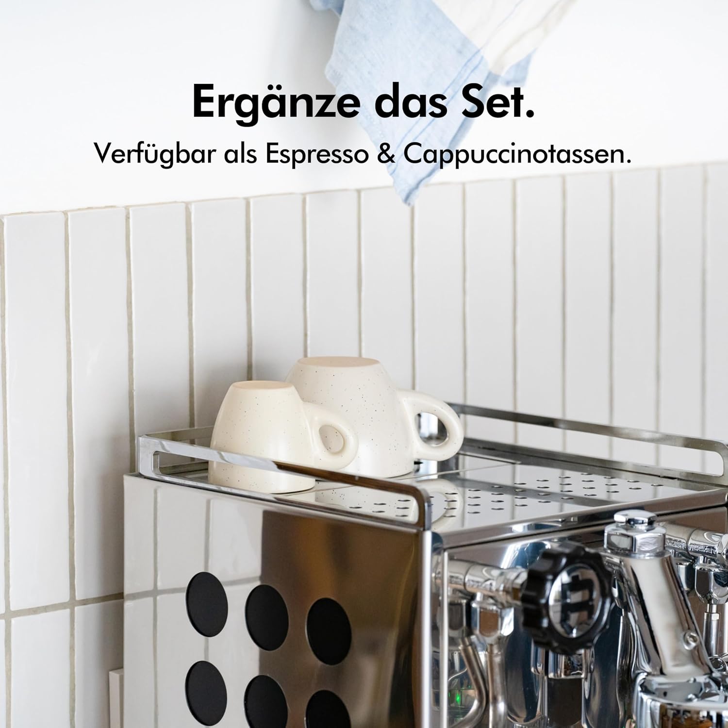 Thumbnail 5 de KIVY Espresso Tassen Set 4x75ml Beige