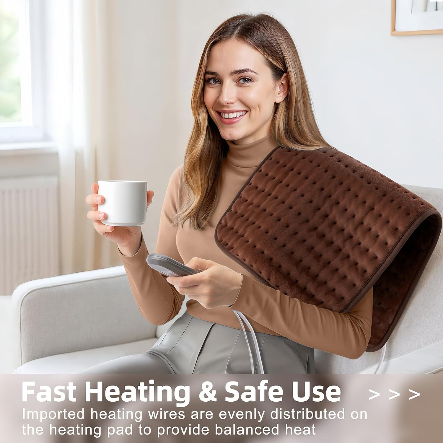 Detalle de VALGELUIK Heating Pad 12 x 24 Inches