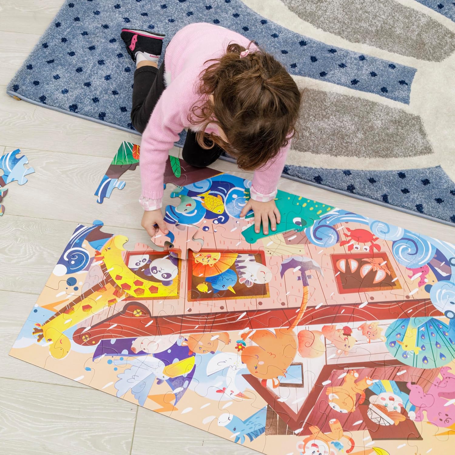 Detalle 2 de Baroni Toys Puzzle Arca di Noè 72 pezzi