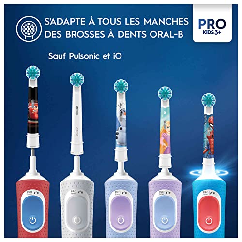 Detalle de Oral-B Brossettes de Rechange Pro Kids – Reine des Neiges, Lot de 4