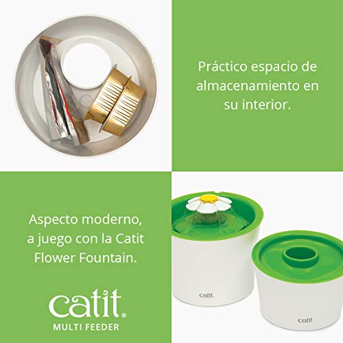 Detalle 2 de Catit Multi Feeder Senses 2.0: Comedero Interactivo para Gatos 🐱