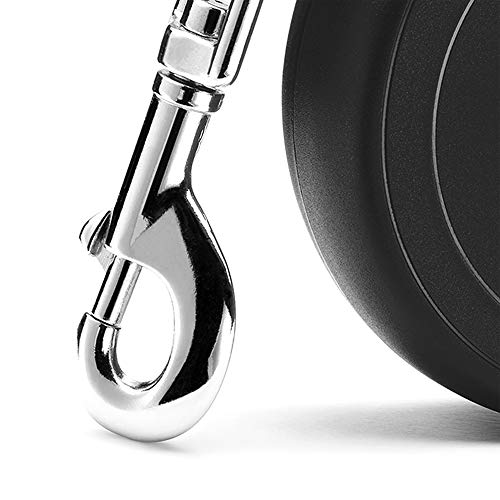 Detalle 2 de flexi Classic S Cinta 5 m negro — correa extensible para perros hasta 15 kg