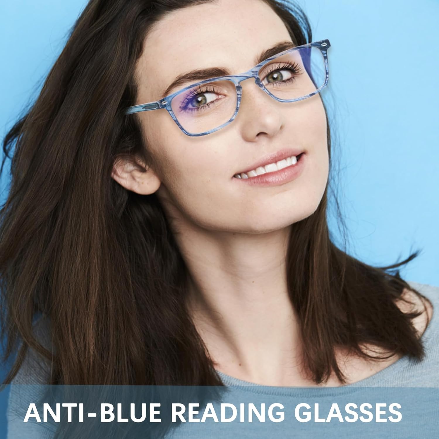 Thumbnail 1 de ZONLON 4 Pack Ladies Reading Glasses with Blue Light Blocking