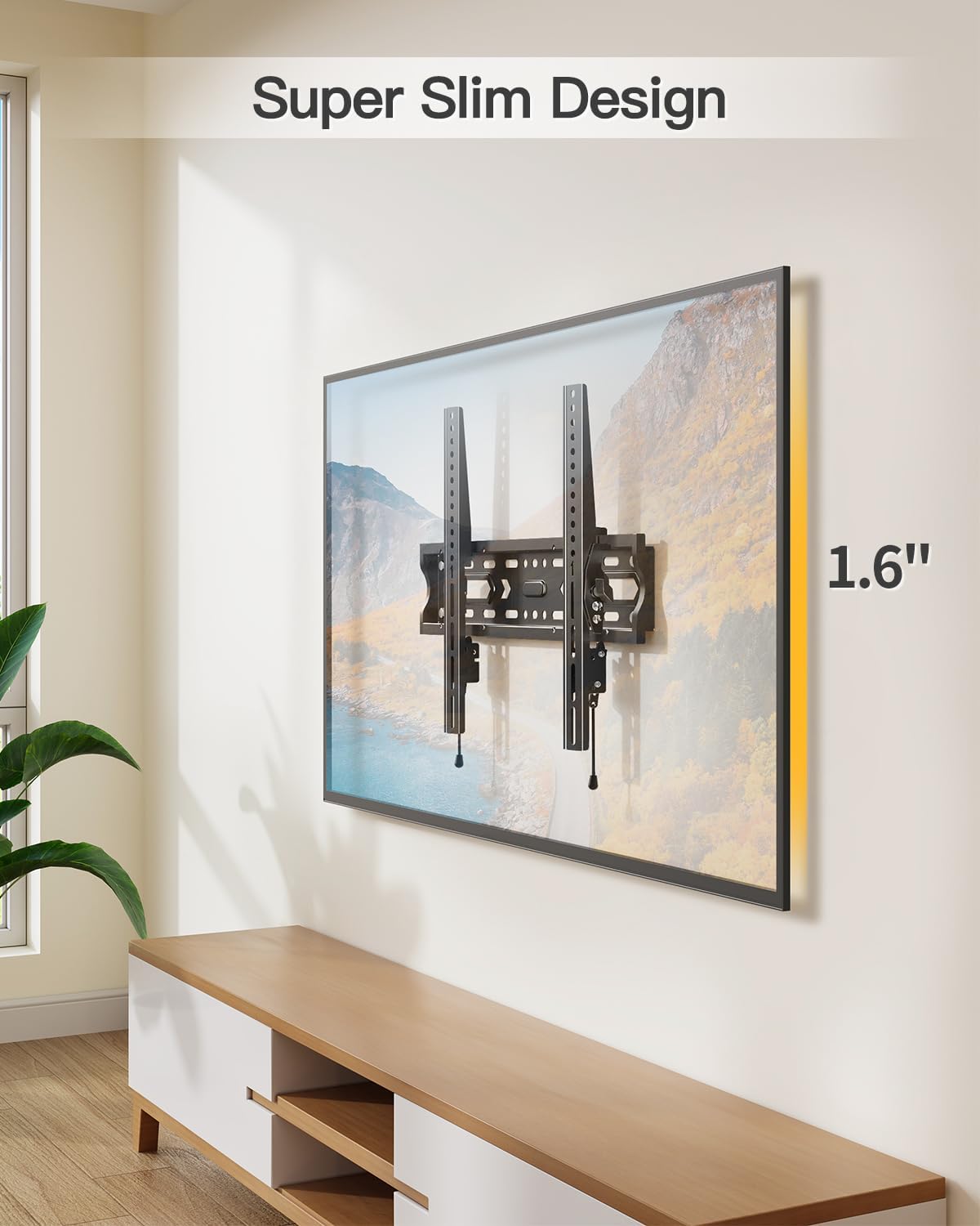 Thumbnail 3 de ELIVED Tilting TV Wall Mount for 26–60-Inch TVs