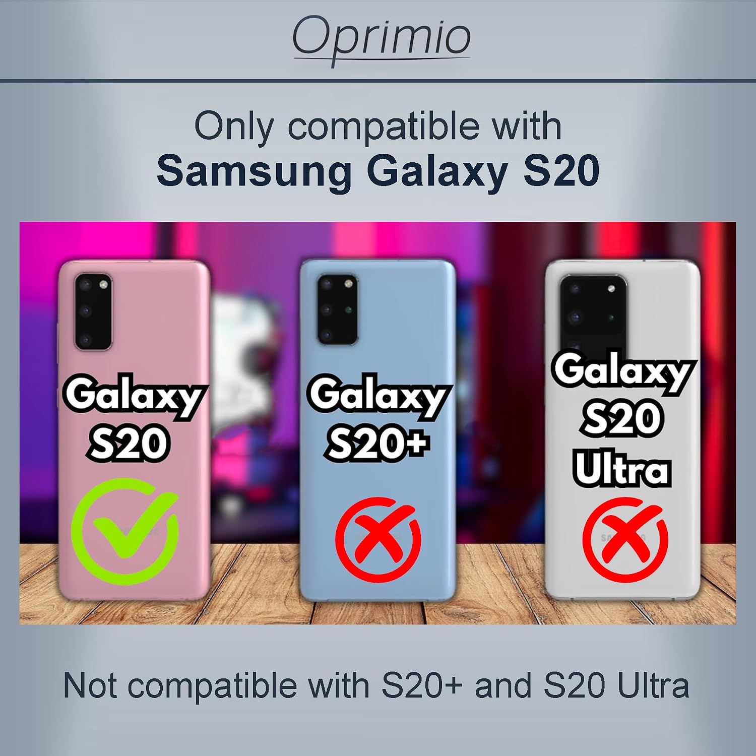 Detalle de Oprimio Kristallklar Hülle Galaxy S20, ultra dünn