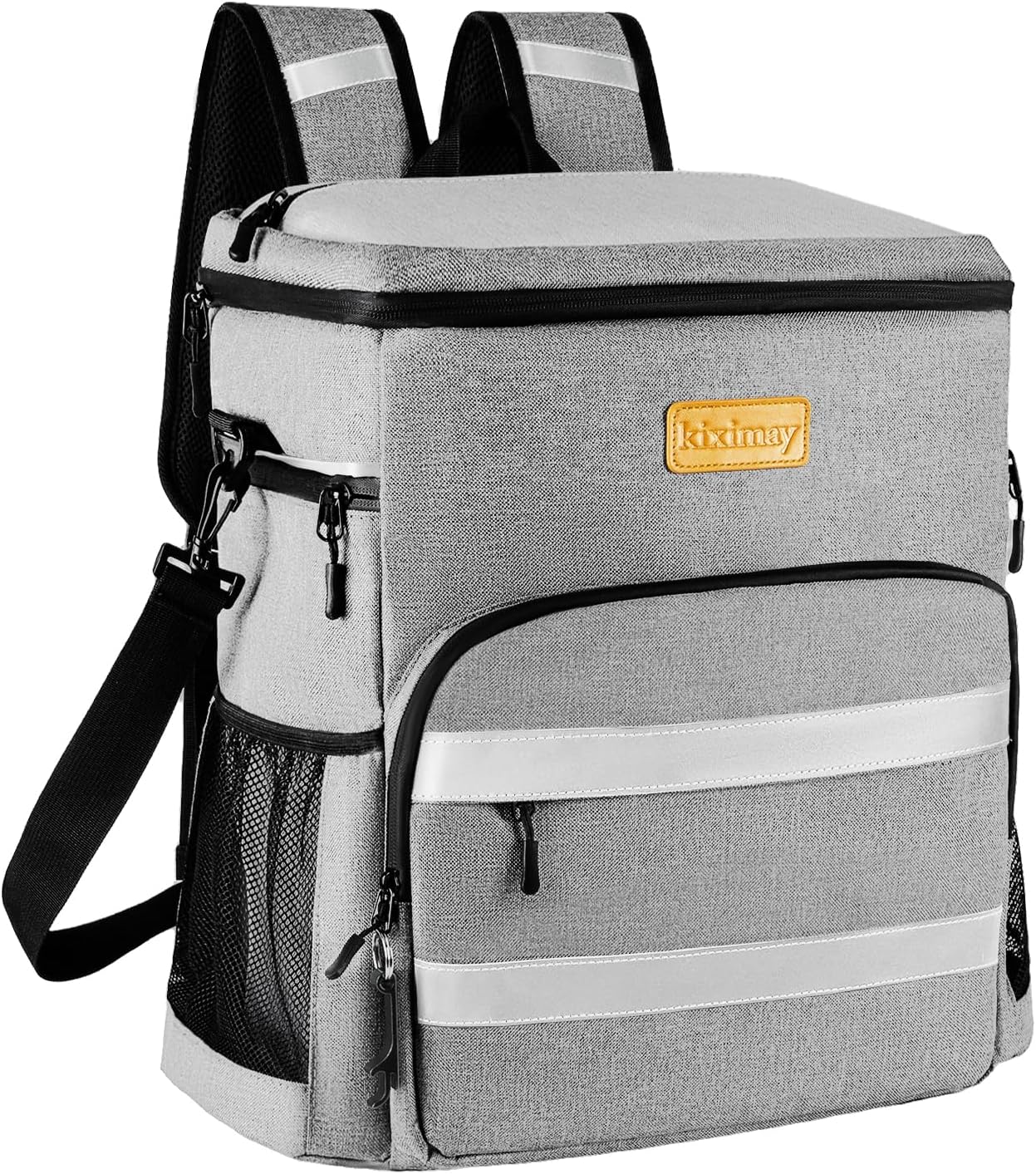 Detalle de Sac à Dos Isotherme 30L Pliable – Grand Capacité, Maintien au Frais 24H, Gris