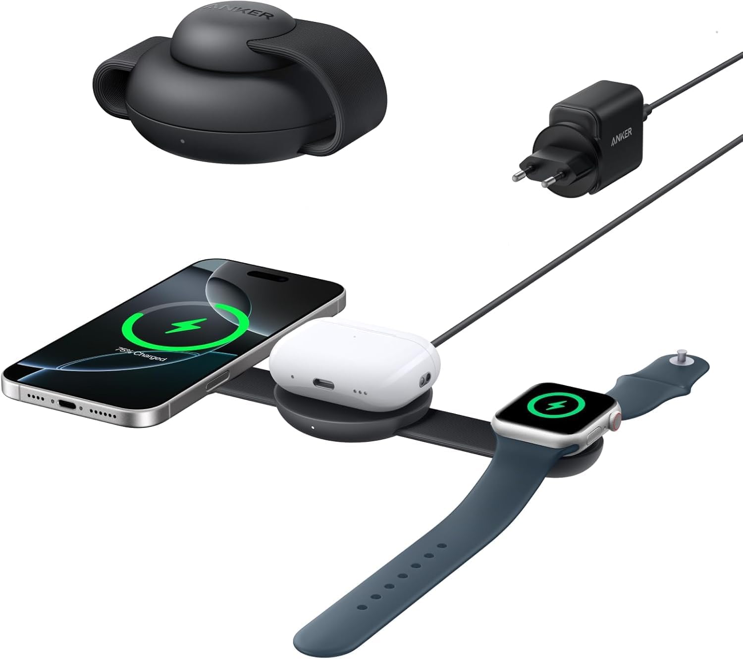 Detalle de Anker MagGo kabellose Ladestation 15W