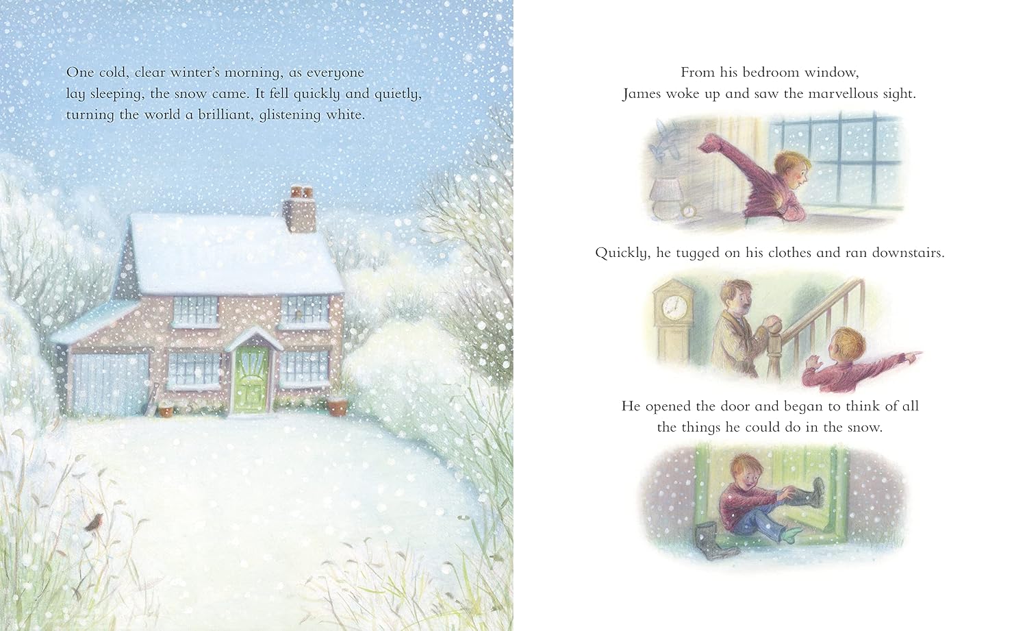 Detalle 2 de The Snowman: The Book of the Classic Film: The Beautifully Worded Christmas Story – boek, 32 pagina’s
