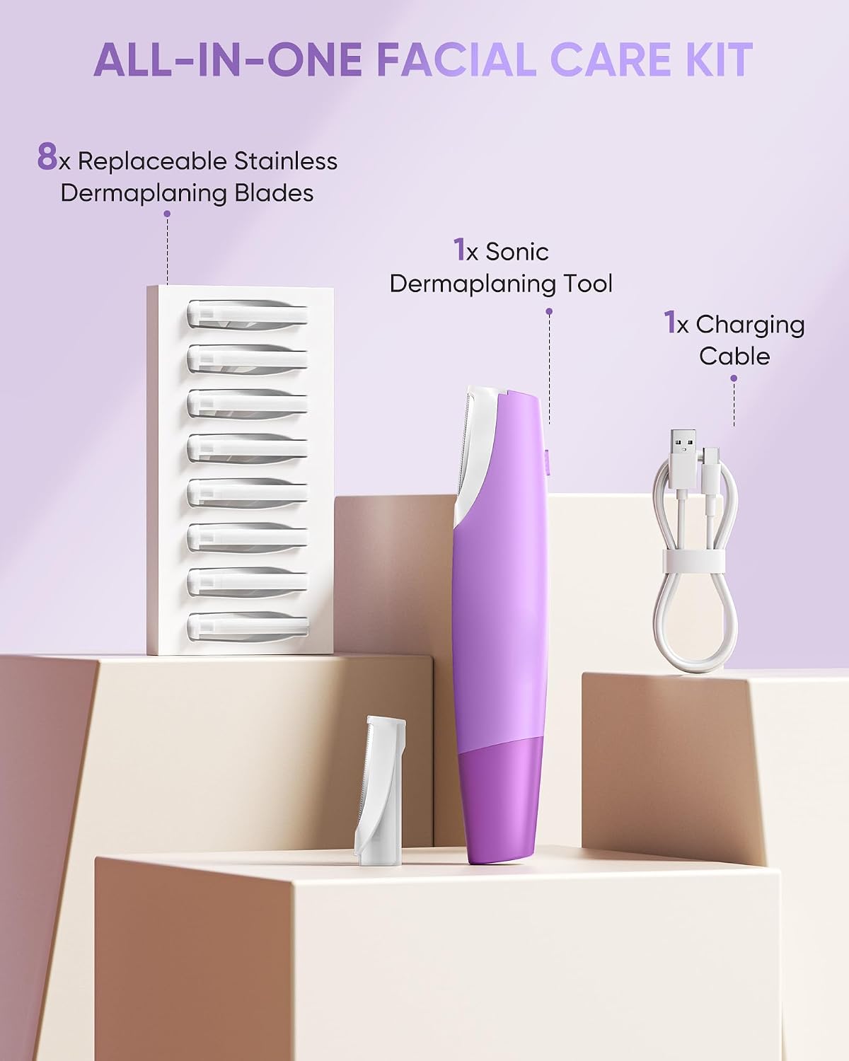 Thumbnail 6 de Dermaplaning Tool with 8 Blades