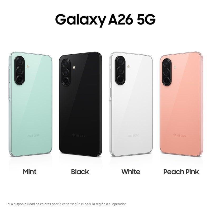 Detalle 2 de Samsung Galaxy A26 5G 6GB/128GB | Pantalla AMOLED 6.7" y resistencia en versión internacional