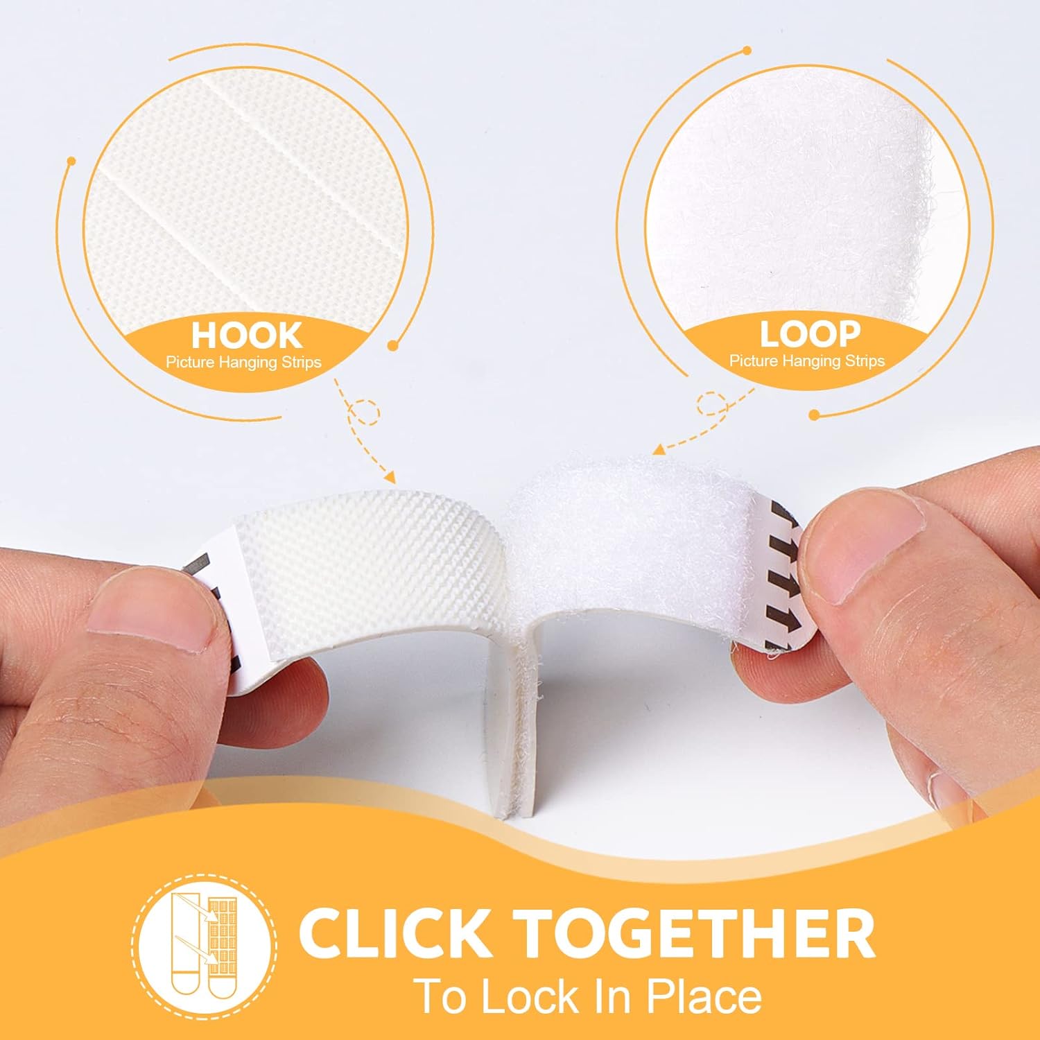 Detalle 2 de Sinnsally Large Picture Hanging Strips 30 Pairs
