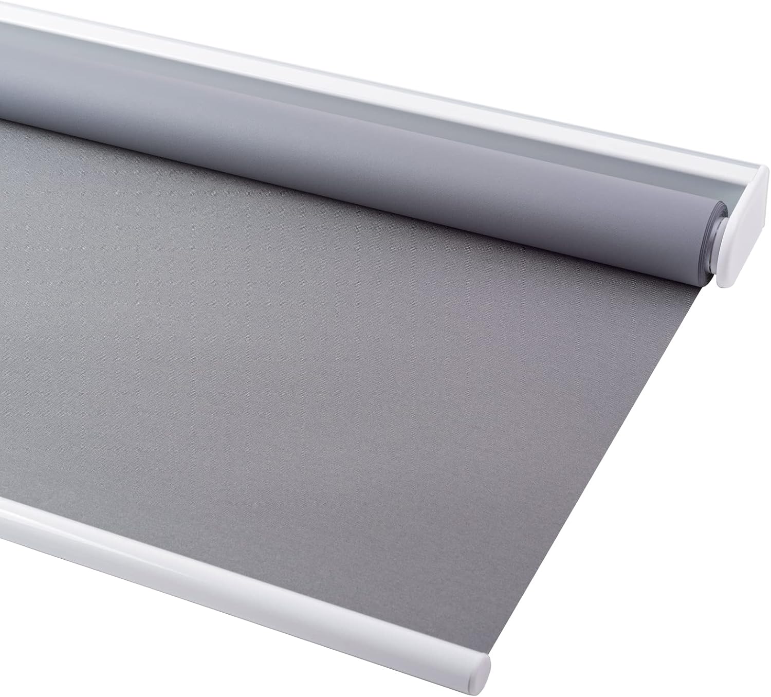 Thumbnail 6 de Sunoff Cordless Blackout Roller Shades (28" W x 72" H) — Grey, Thermal Insulated, Easy Install