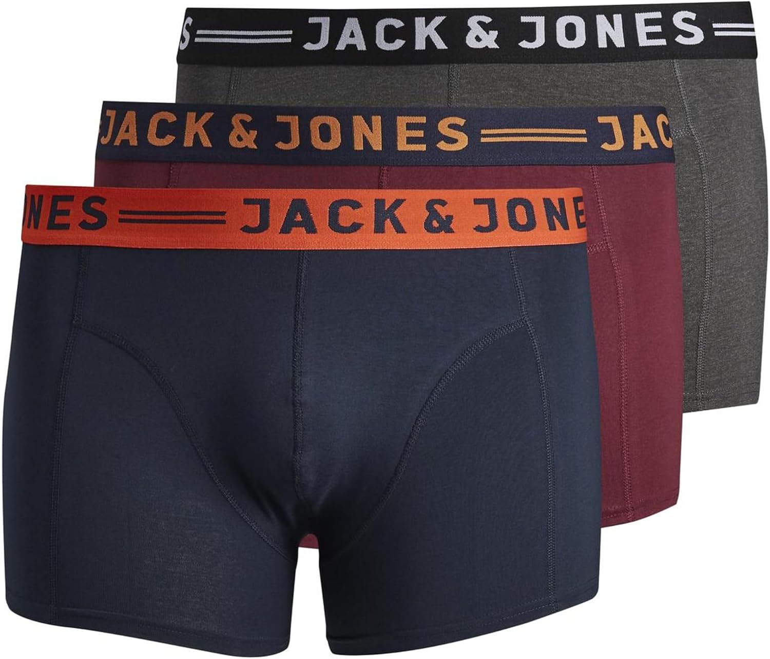 Detalle de JACK & JONES Jacsolid Trunks 3 Pack OP