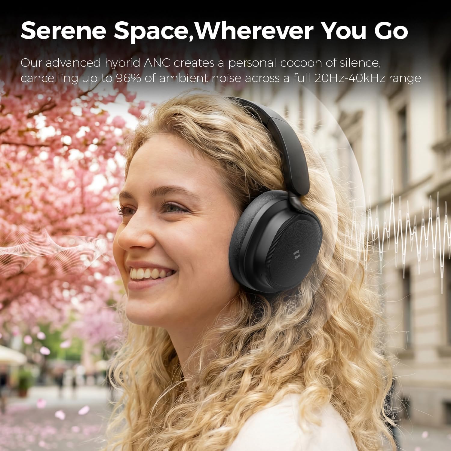 Detalle de Havit SPACE NC01H Hybrid ANC Over-Ear Headphones: UK Review