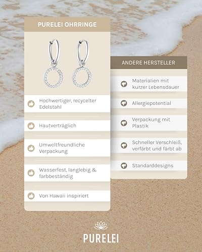 Detalle de Purelei Creolen aus Edelstahl