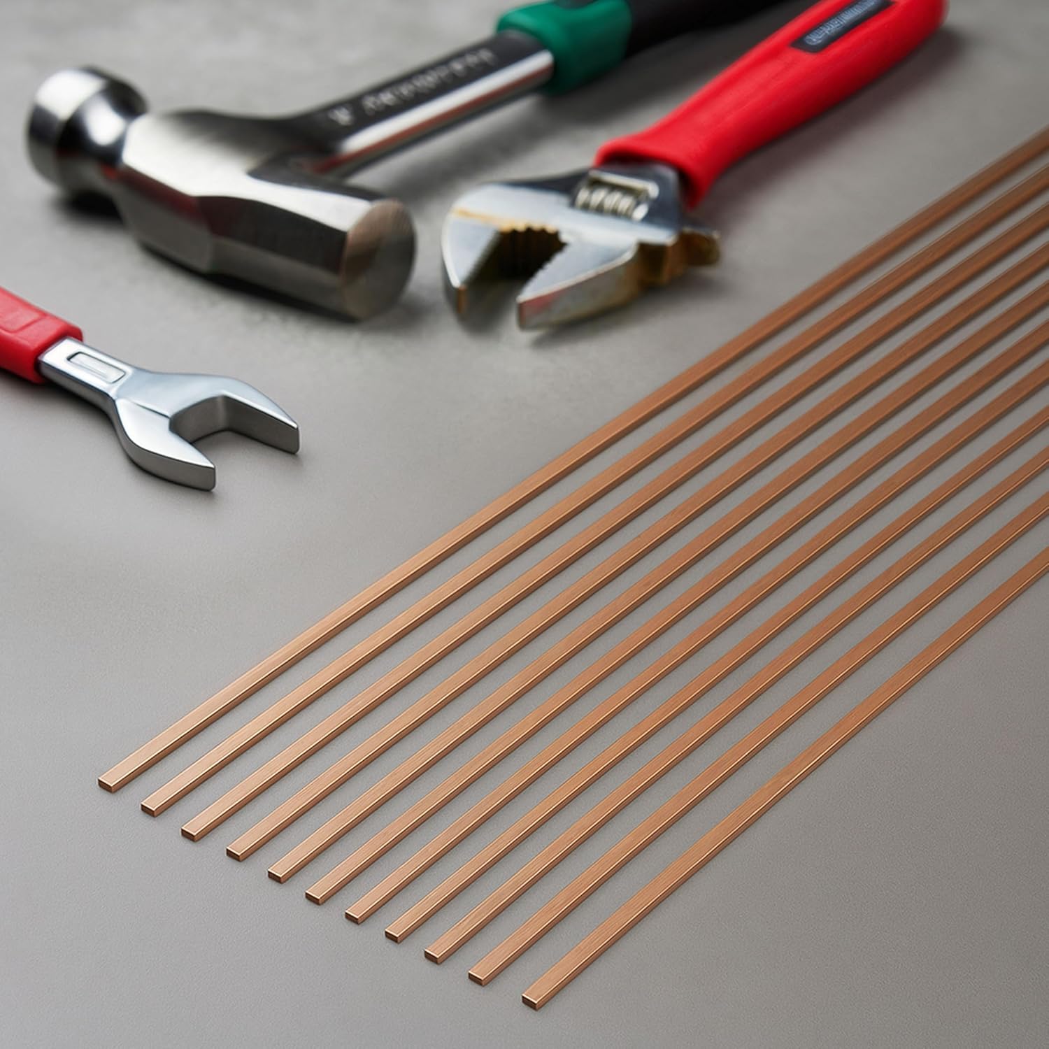 Thumbnail 4 de 15pcs AWS BCuP-5 15% Silver Brazing Rods for HVAC & Industrial Use