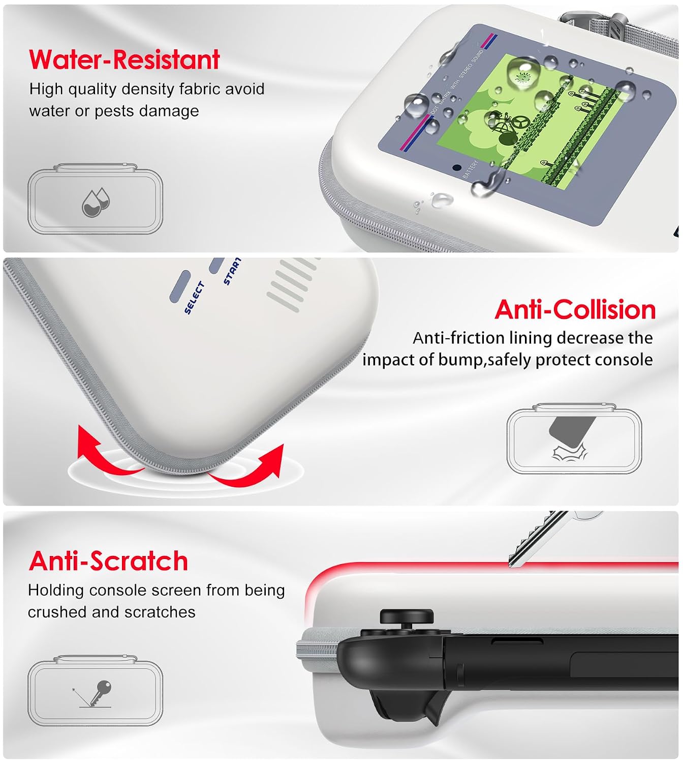 Thumbnail 4 de ivoler Switch 2-RetroShell DMG Carrying Case for Nintendo Switch 2, EVA Shell