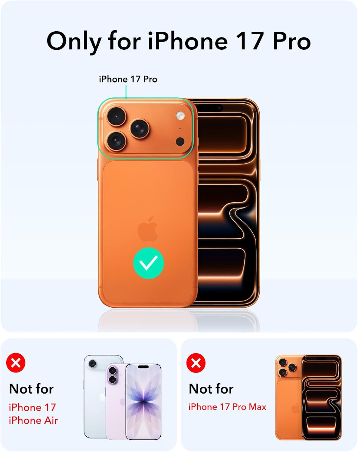 Detalle 2 de ESR iPhone 17 Pro Case with 7X Drop Protection