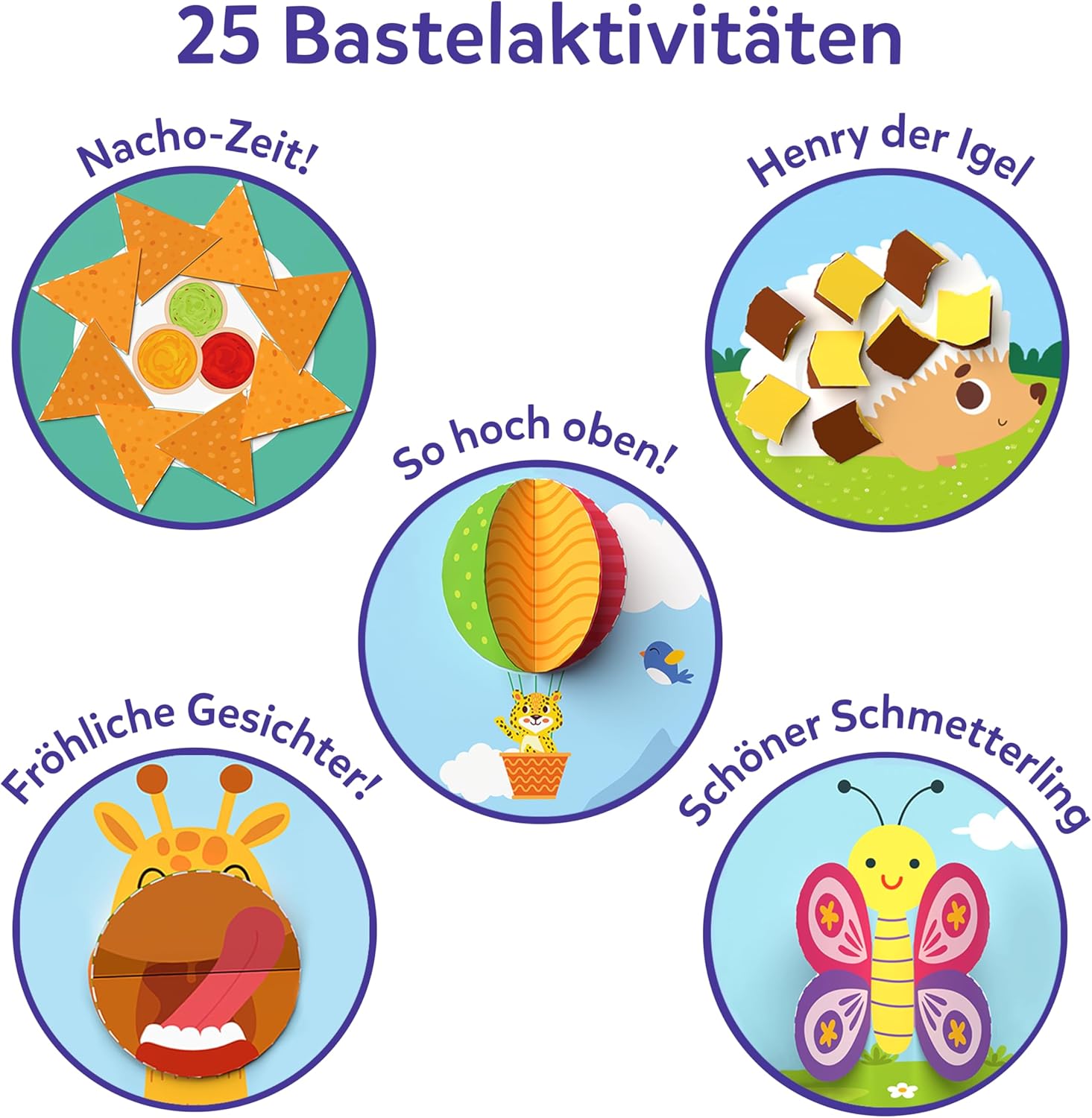 Detalle de Skillmatics Schnippel Spaß: Bastelset zur Förderung von Scherenschnitten für Kinder 3–7