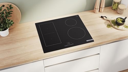 Detalle de Bosch PWP61RBB5E Serie 4: Piano cottura a induzione 60 cm con Combizone