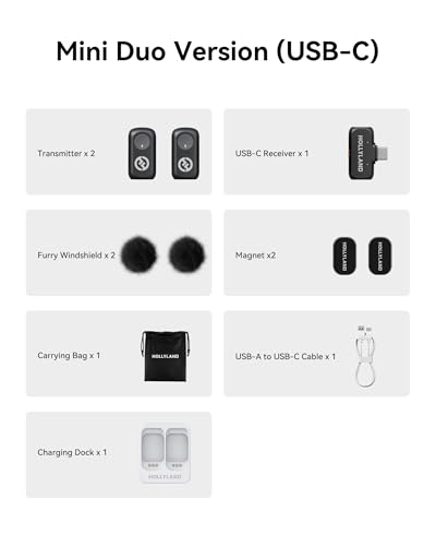 Thumbnail 11 de Hollyland LARK A1 Wireless Mini Microphone for iPhone 15/16 & Android