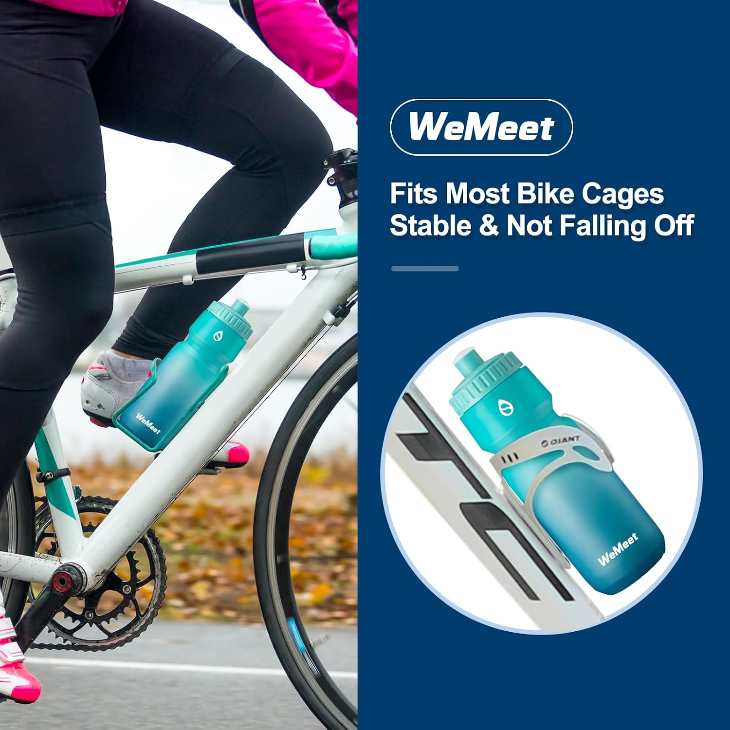 Thumbnail 5 de WEMEET Leichte Rennrad Trinkflasche 700ml