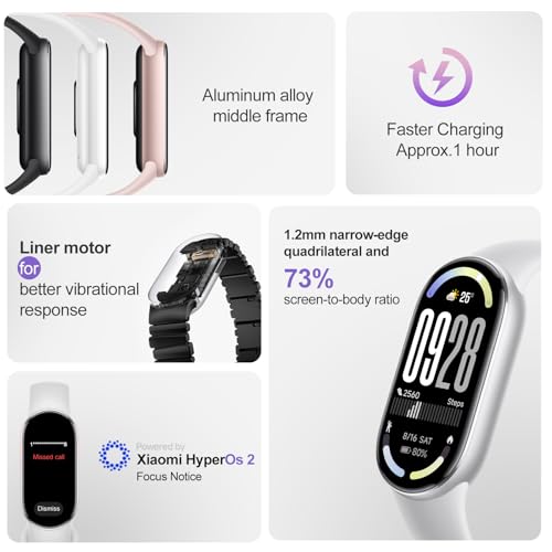 Thumbnail 2 de Xiaomi Smart Band 10 Fitness Tracker – White (2 Years Warranty)