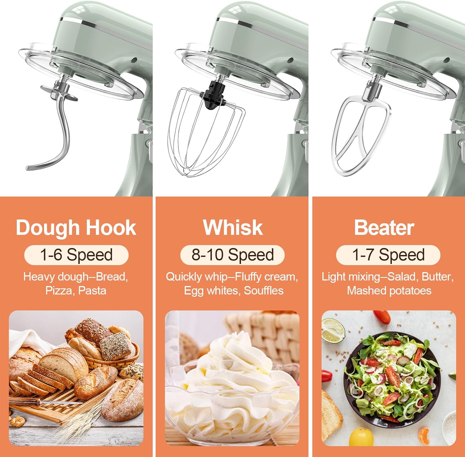 Thumbnail 2 de CEBORY 3-IN-1 Mixer 6.5QT 🍞