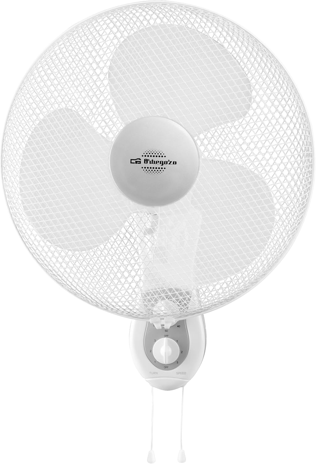 Detalle 2 de Orbegozo WF 0139: Ventilador de pared oscilante de 40 cm, 3 velocidades y temporizador de 120 minutos