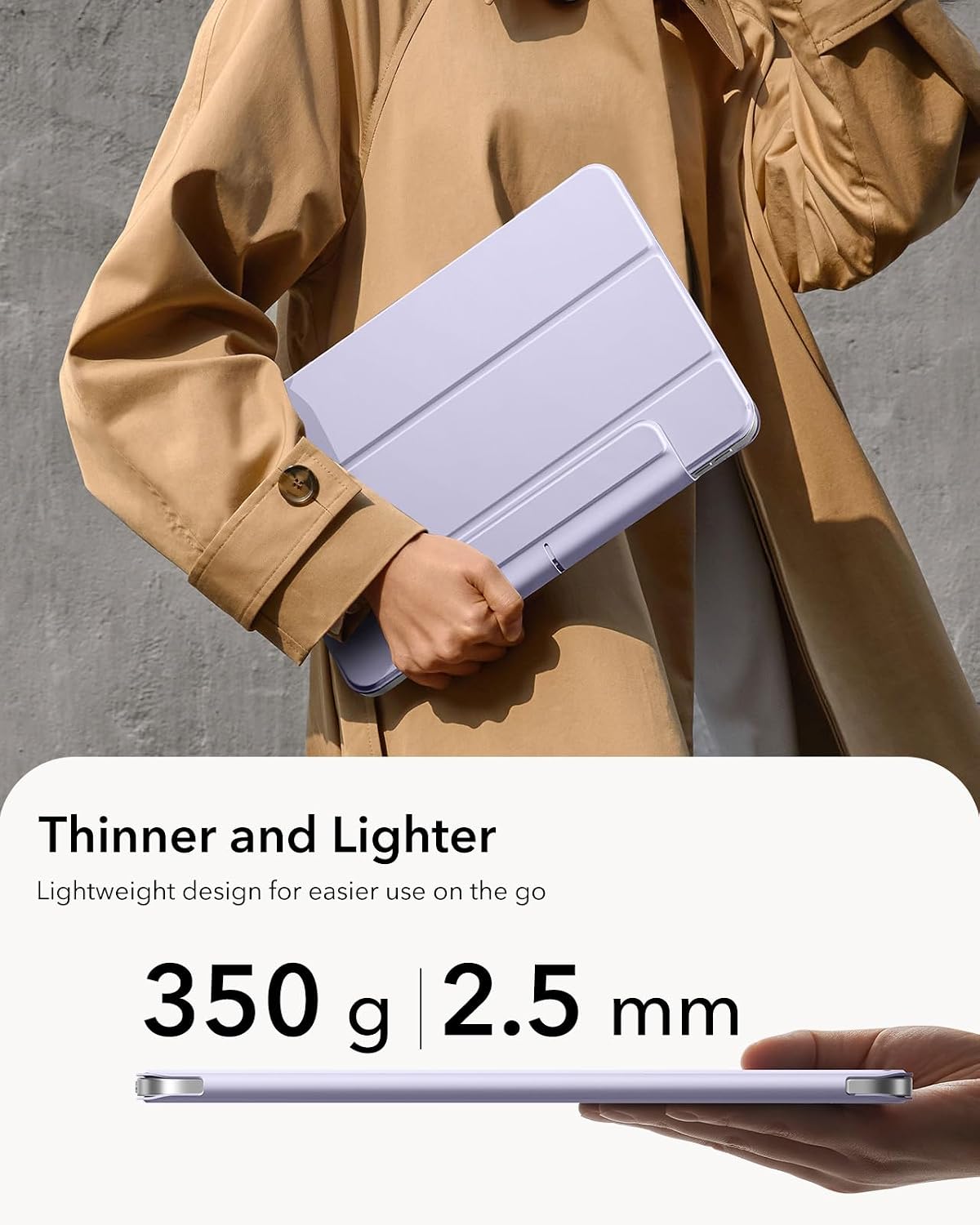 Detalle 2 de ESR iPad Air 13 Hülle mit Magnet 13 Zoll