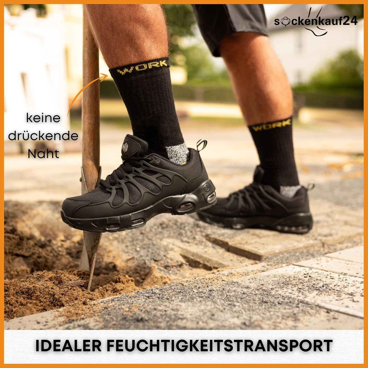 Detalle 1 de Herren Arbeitssocken WORK Socken 10 oder 20 Paar