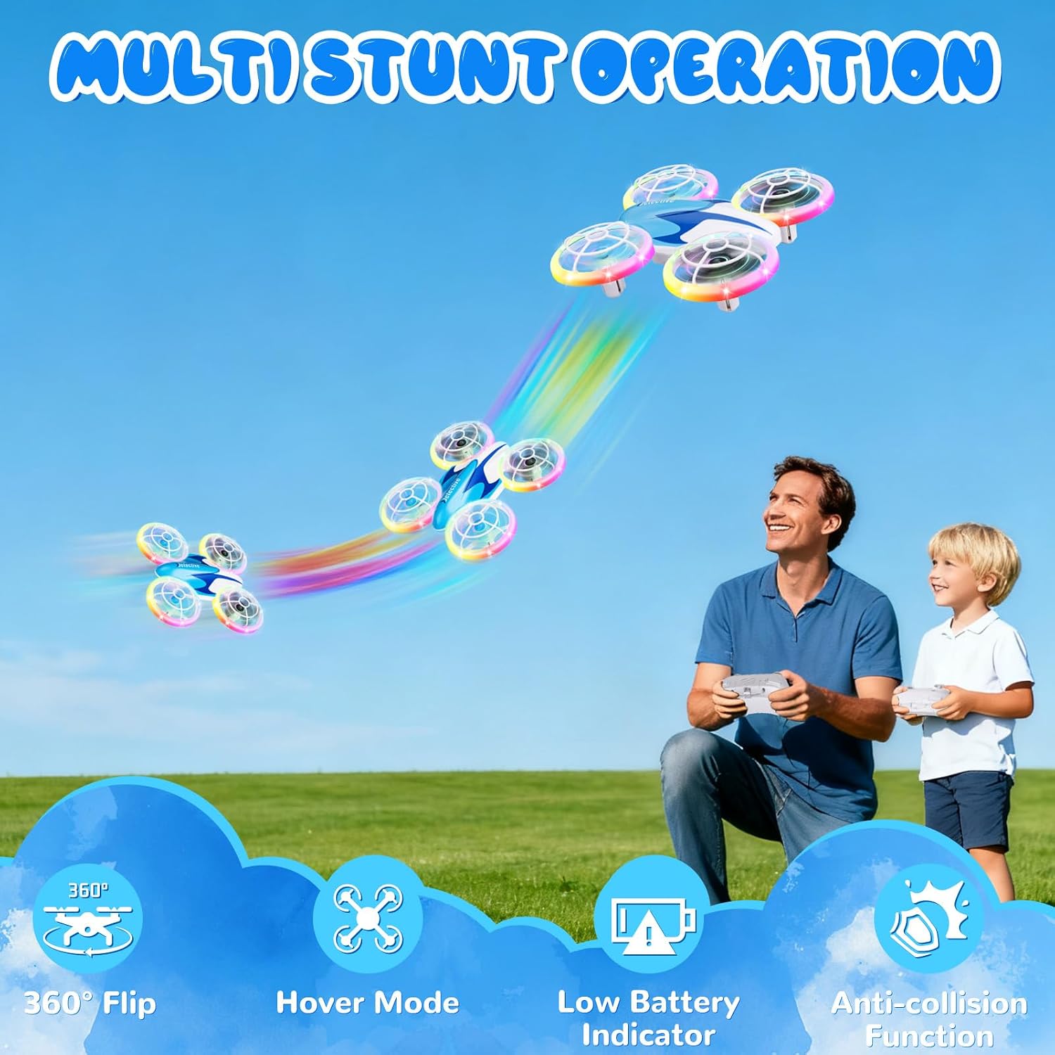 Detalle de Skeufy Mini Drone for Kids: A Practical Intro to Flying