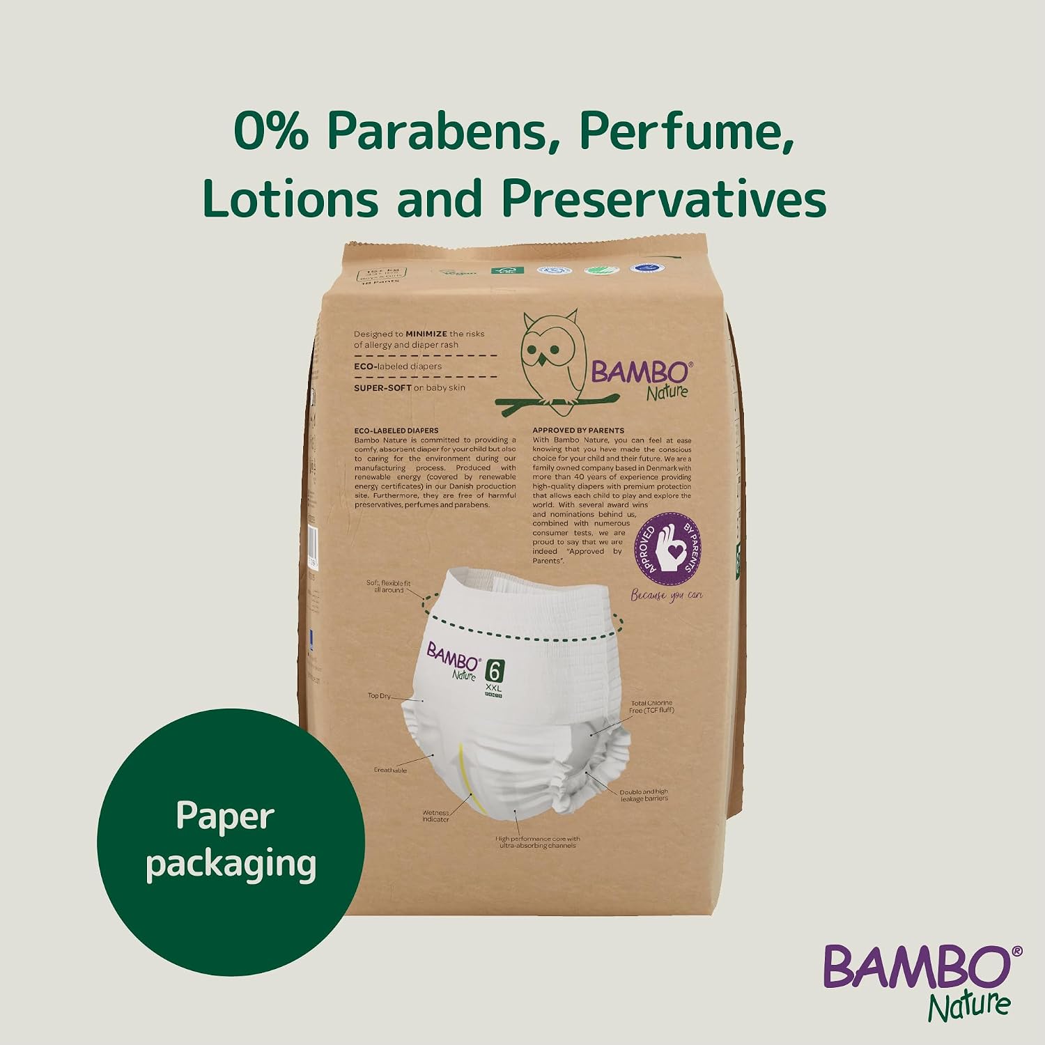 Detalle de Bambo Nature Premium Training Pants Size 6 (15+ kg) XXL – 90 Pack