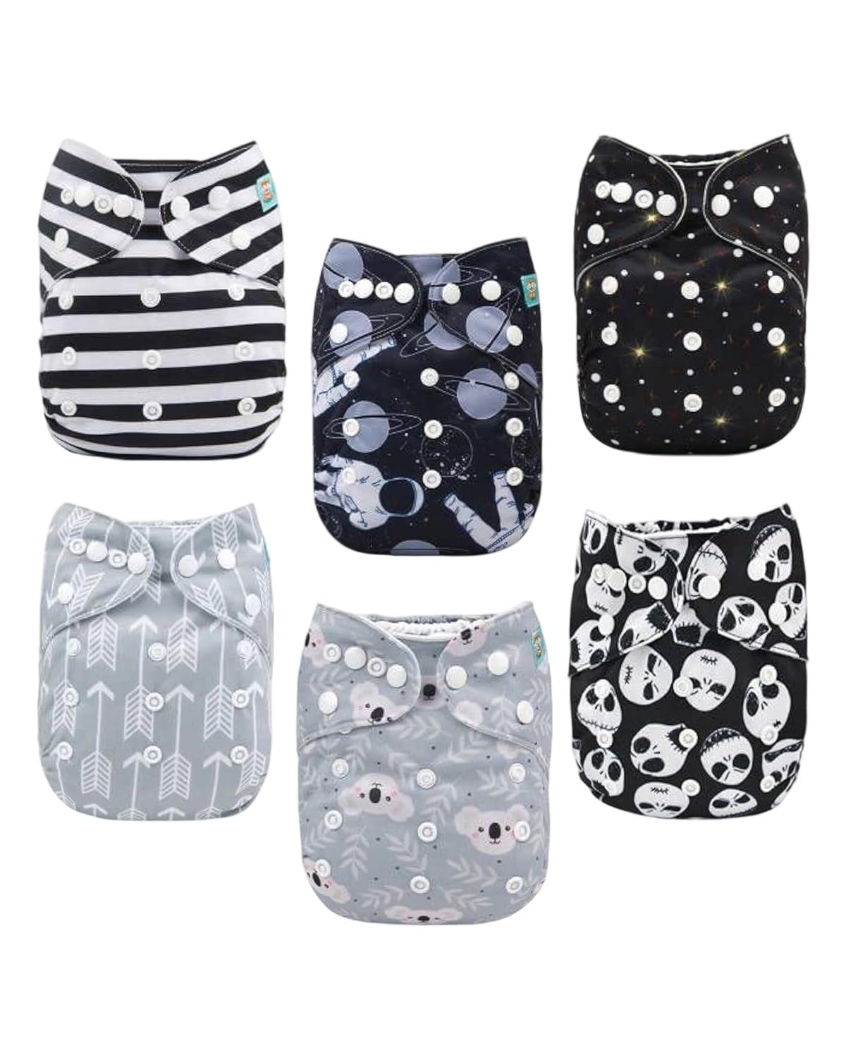Detalle de ALVABABY Cloth Diapers, One Size