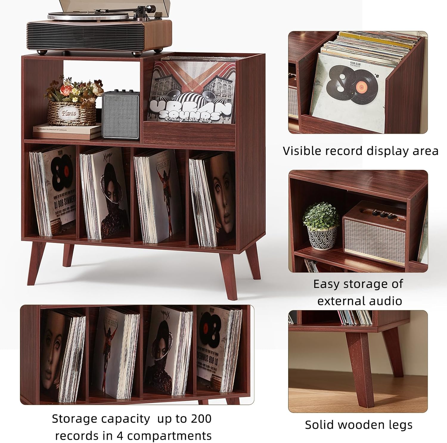 Thumbnail 5 de Large record stand for 300 albums 📀