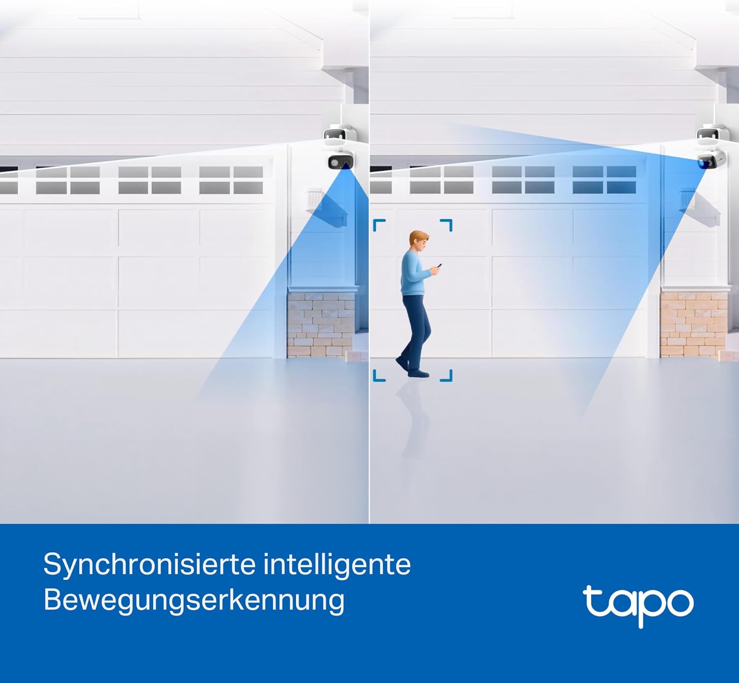 Thumbnail 4 de Tapo C246D WLAN Außenüberwachungskamera mit 2K Dual-Objektiv – 125° Weitwinkel + 6 mm Teleobjektiv