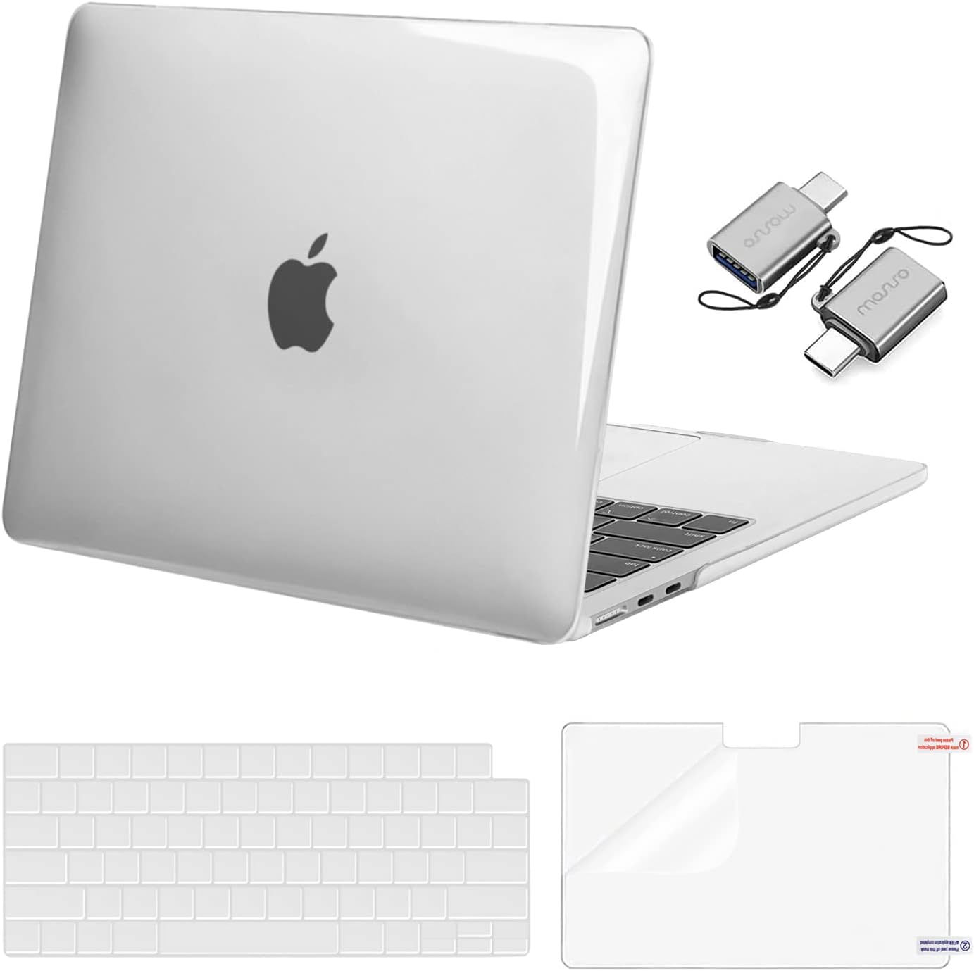 MOSISO MacBook Air 13 Crystal Clear Case 2-Pack