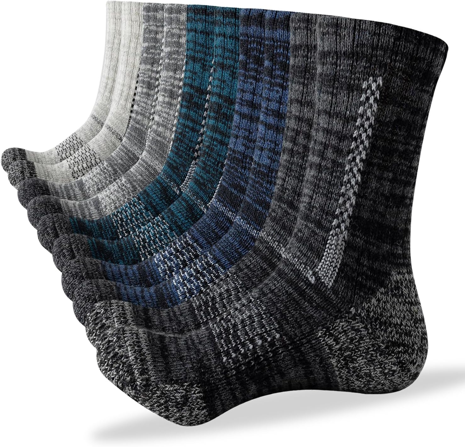 Thumbnail 6 de Huuwi Men's Merino Wool Crew Socks