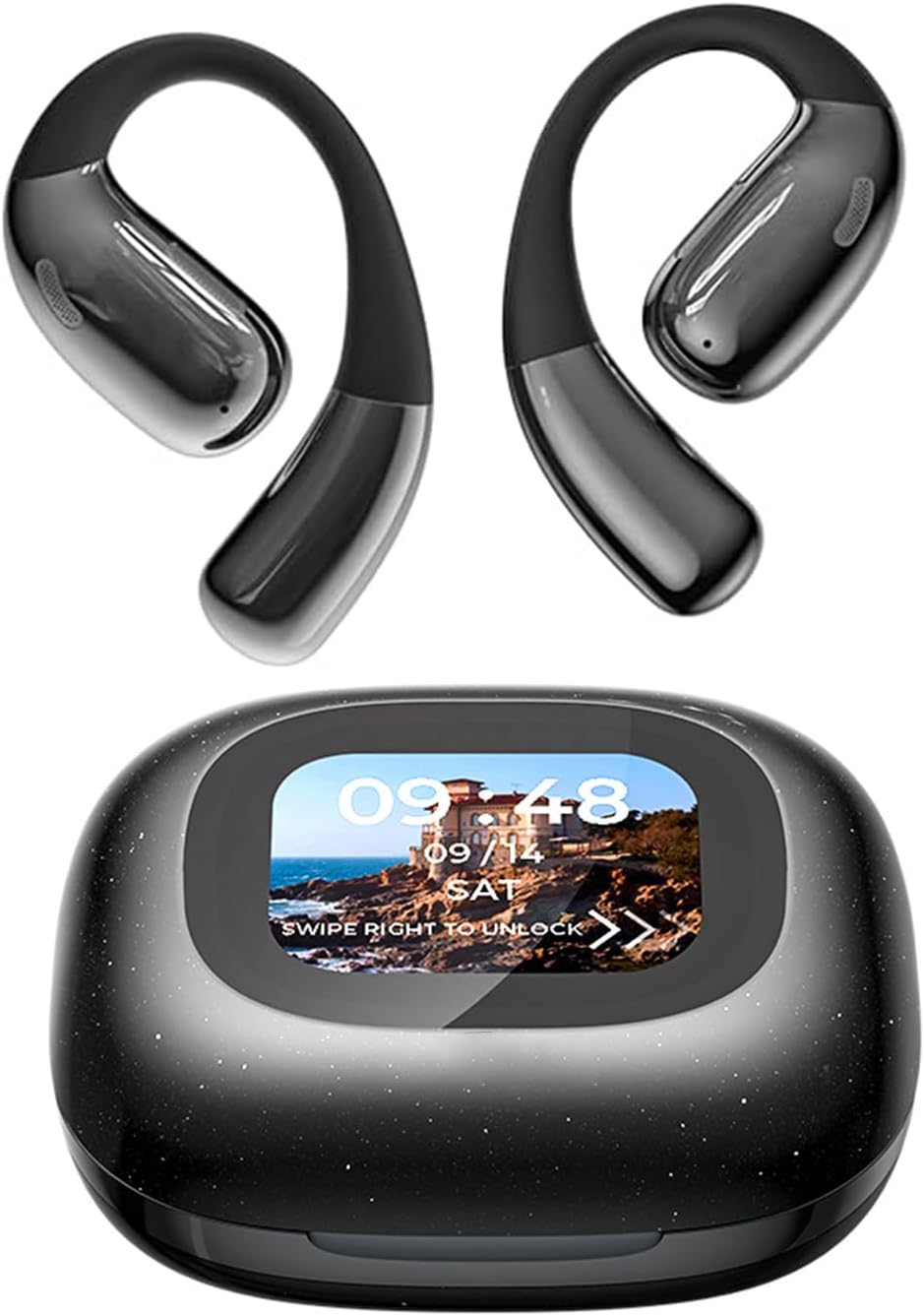 Detalle de AI Écouteur Traducteur Instantané 144 langues — écouteurs Bluetooth 5.4 avec écran LCD tactile, réduction du bruit et traduction en temps réel