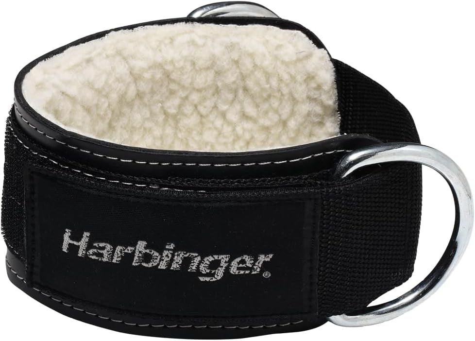 Detalle de Harbinger 373700 enkelmanchet, gevoerd met verstelbare sluiting en stalen D-ringen