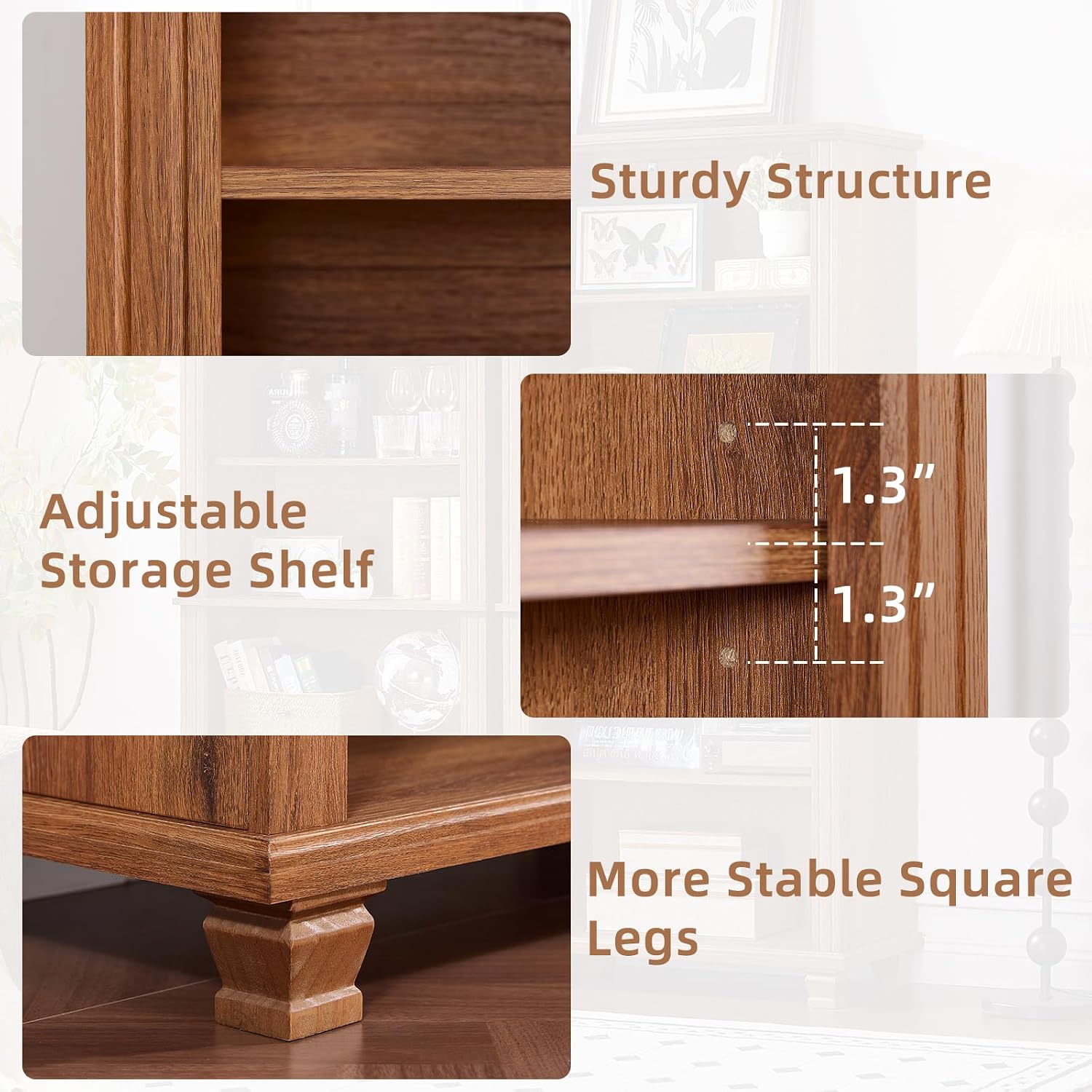 Detalle de SAVOR LIFE Bookshelf, 70-Inch