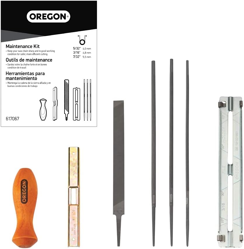 Thumbnail 1 de Oregon Kit affilatura universale per motosega con lime 4–5,5 mm 🪚